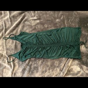 Hunter green dress
